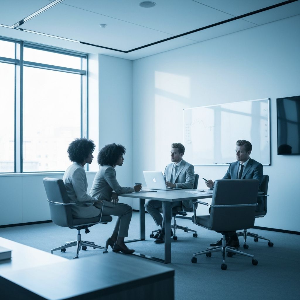 Professional business meeting